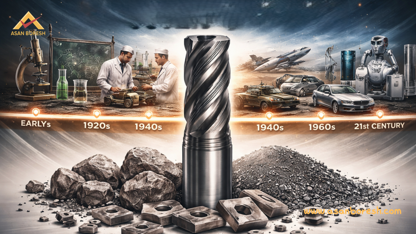 تاریخچه تنگستن کارباید 